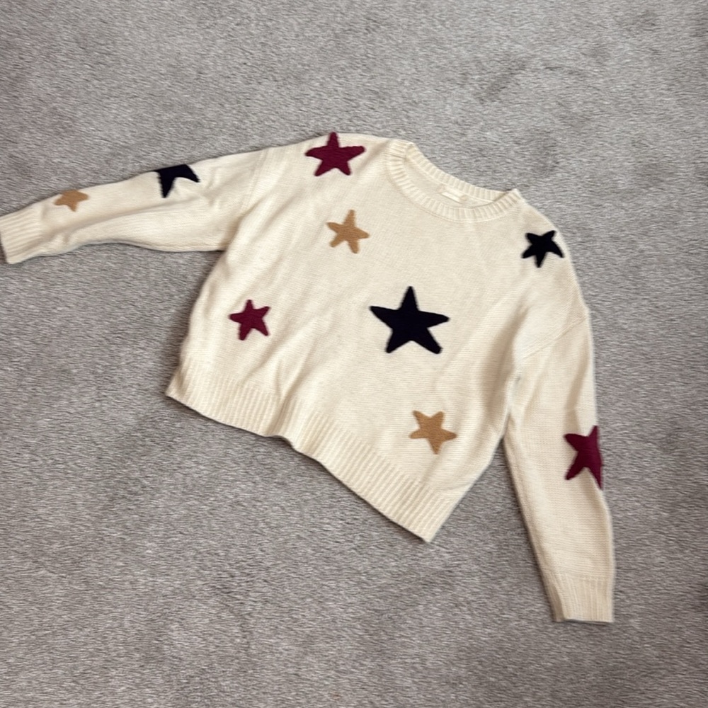 Altar’d State Cropped Star Sweater - Picture 5 of 6